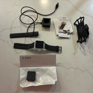 Lot of 2 Fitbit blaze activity tracker & bike phone holder